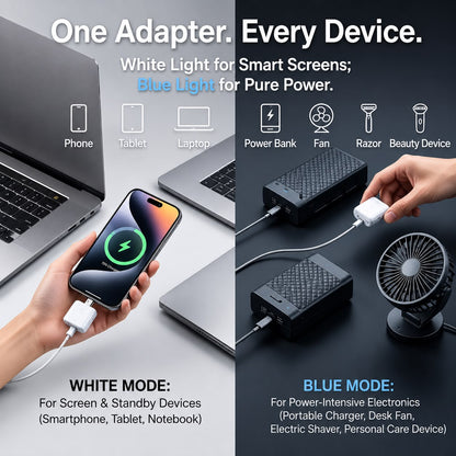 Type-C Auto Disconnect Charger Adapter